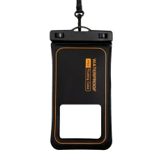 Univerzálne vodotesné plávajúce čierne puzdro