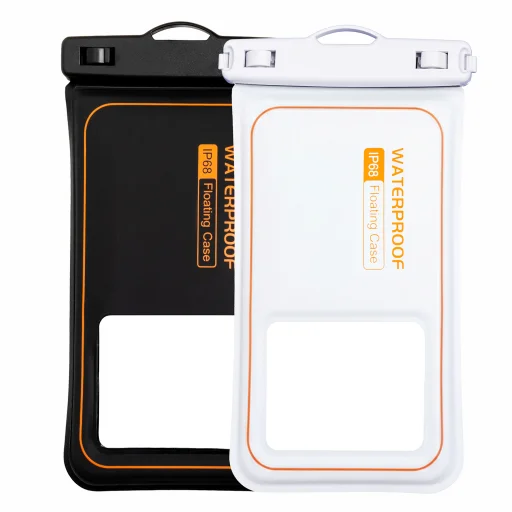 Univerzálne vodotesné plávajúce čierne puzdro - 11