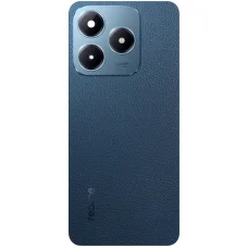 Modrý zadný kryt batérie z pravej kože pre Realme C63