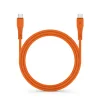 Forcell F-Energy QC4.0 PD 3A 60W Silikónový 1 m C344 oranžový Type-C USB kábel thumbnail