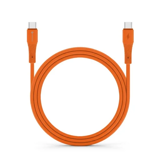 Forcell F-Energy QC4.0 PD 3A 60W Silikónový 1 m C344 oranžový Type-C USB kábel - 4