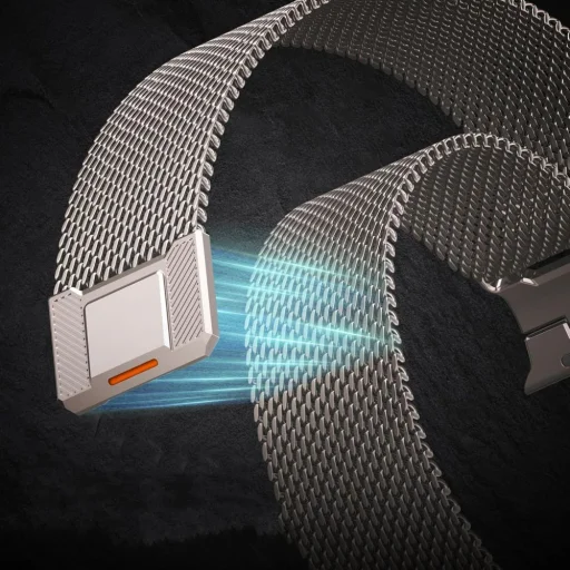 Apple Watch 8 / 9 / 10 / 11 / SE / Ultra (44 / 45 / 46 / 49 mm) titánový remienok Tech-Protect Milano Vanguard - 4