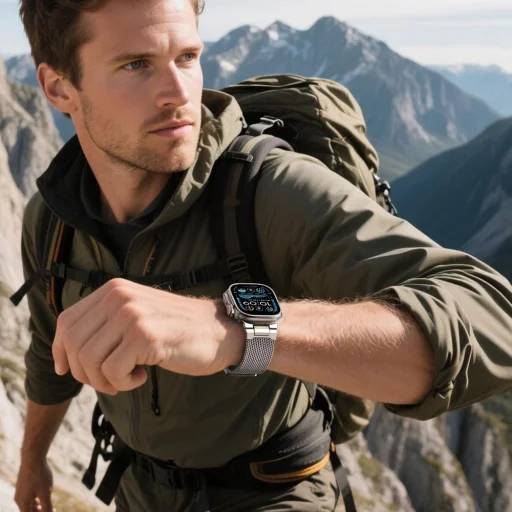 Apple Watch 8 / 9 / 10 / 11 / SE / Ultra (44 / 45 / 46 / 49 mm) titánový remienok Tech-Protect Milano Vanguard - 6