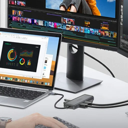 4smarts SmartDock 11 v 1 dokovacia stanica 4xUSB-A/USB-C/RJ45/Audio/Mic/HDMI - 5