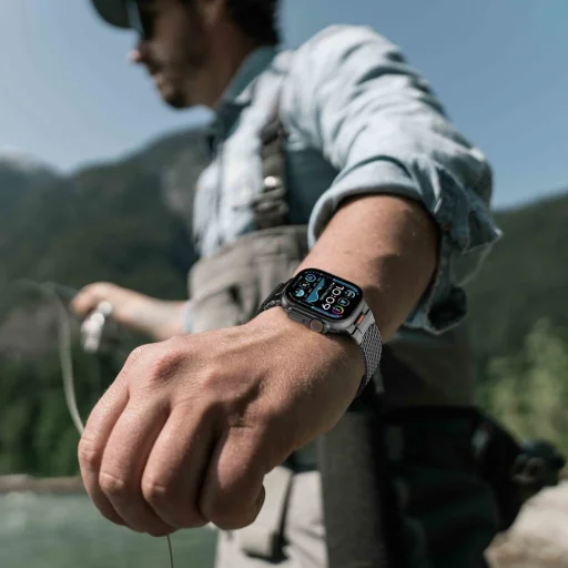 Apple Watch 8 / 9 / 10 / 11 / SE / Ultra (44 / 45 / 46 / 49 mm) Tech-protect Milano Vanguard Čierna - 7