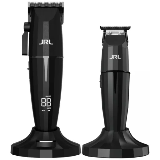 JRL Onyx Clipper + Onyx Trimmer set s dvoma nabíjacími stanicami čierny - 1