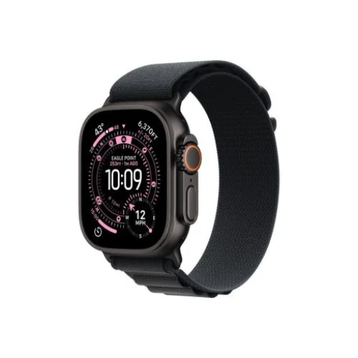 Apple Watch Ultra 3 (2025) GPS + Cellular 5G 49mm fekete titán tok fekete alpesi szalaggal Medium EU MF0V4 - 1
