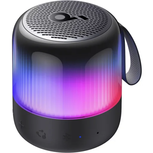 Bluetooth reproduktor Anker SoundCore Glow Mini, 8W, RGB, vodoodolný, čierny A3136G11 - 1