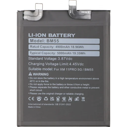 Batéria BM55 pre Xiaomi Mi 11 Ultra, neoriginálna - 1