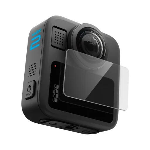 Spigen - (2 kusy) Glas.tR Slim, Zadný displej (AGL11230) - GoPro MAX 2 - Clear ochranné sklo - 3