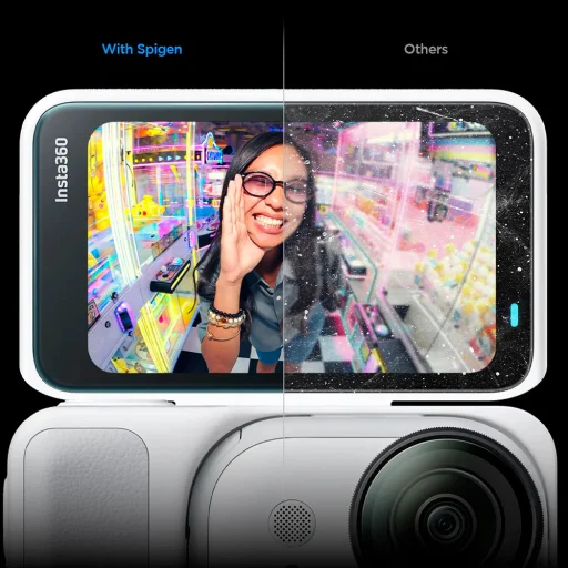 Spigen - (2 pack) Glas.tR Slim, Ochranné tvrdené sklo na zadnú stranu (AGL11171) - Insta360 Go Ultra - Priehľadné tvrdené sklo - 4