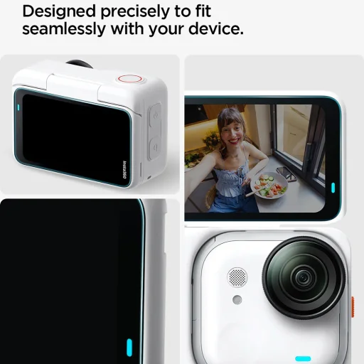 Spigen - (2 pack) Glas.tR Slim, Ochranné tvrdené sklo na zadnú stranu (AGL11171) - Insta360 Go Ultra - Priehľadné tvrdené sklo - 6