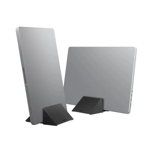 Spigen - Slim Fold Držiak na notebook LD201-S9 (AMP11118) - Vertikálny dok, skladací, tenký, stabilný, protišmykový, až do 16" - čierny - 2