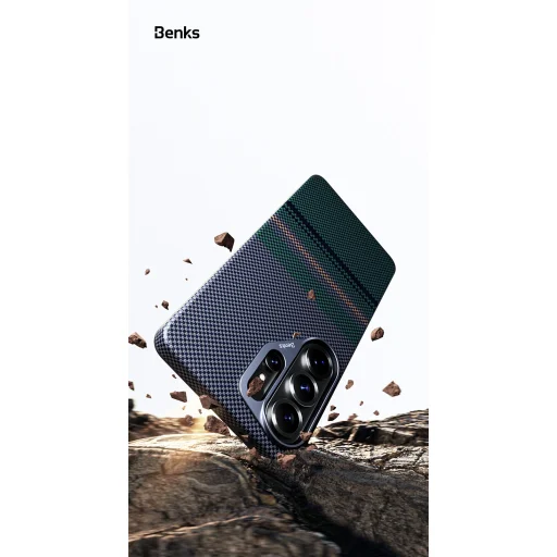 Benks Magnetic Armor Pro Aurora Kevlar 600D puzdro pre Samsung Galaxy S26 Ultra - 16