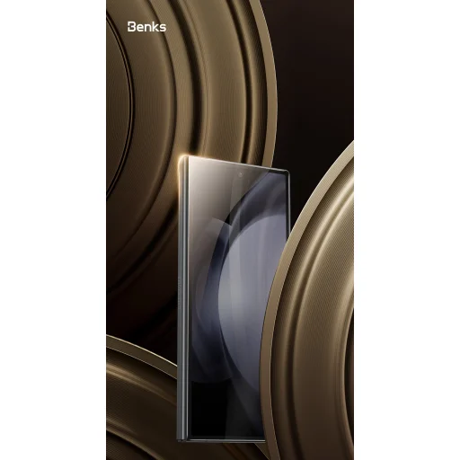 Benks Tvrdené sklo Glass Warrior HD Samsung Galaxy Z Fold 6 čierna sklenená fólia - 6