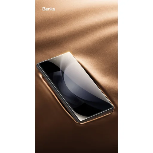 Benks Tvrdené sklo Glass Warrior HD Samsung Galaxy Z Fold 6 čierna sklenená fólia - 8