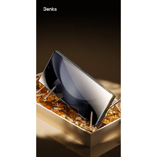 Benks Tvrdené sklo Glass Warrior HD Samsung Galaxy Z Fold 6 čierna sklenená fólia - 10