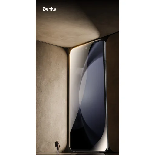 Benks Tvrdené sklo Glass Warrior HD Samsung Galaxy Z Fold 6 čierna sklenená fólia - 11