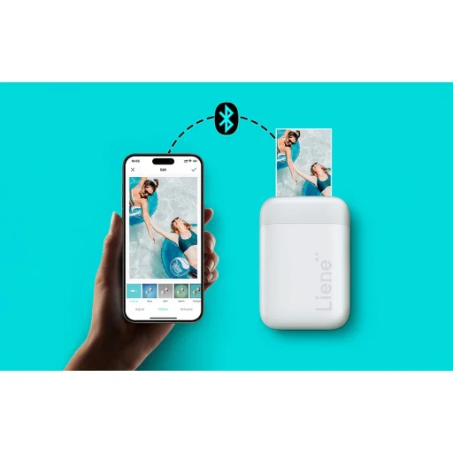 Liene Pearl 2x3" prenosná fototlačiareň (biela) - 7