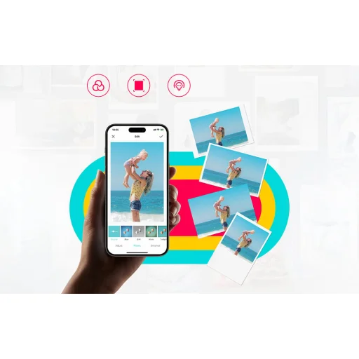 Liene Pearl 2x3" prenosná fototlačiareň (biela) - 8