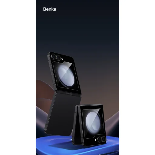 Benks edzett üveg Glass Warrior HD Samsung Galaxy Z Flip 6 fekete üvegfólia - 6