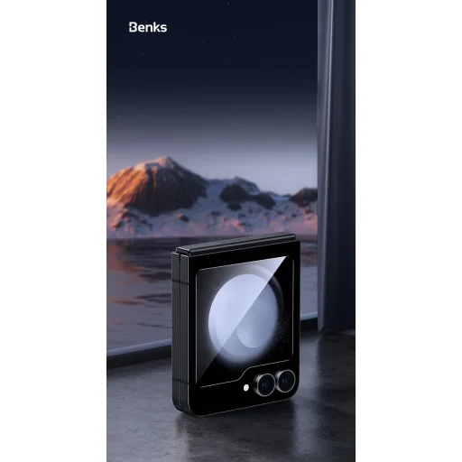 Benks tvrdené sklo Glass Warrior HD Samsung Galaxy Z Flip 6 čierne ochranné sklo - 10