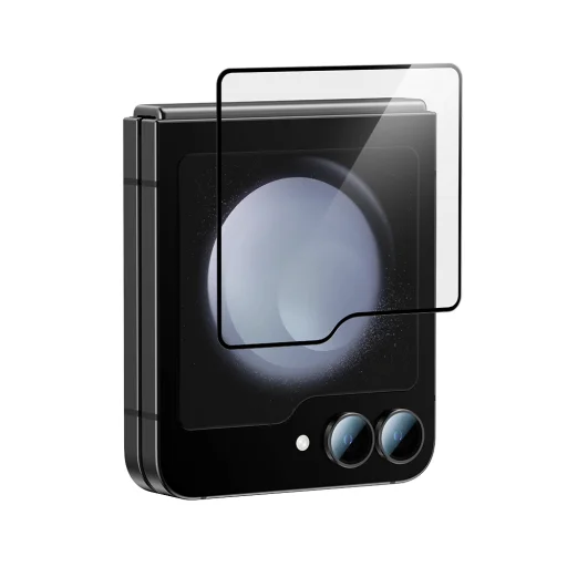 Benks tvrdené sklo Glass Warrior HD Samsung Galaxy Z Flip 6 čierne ochranné sklo - 1