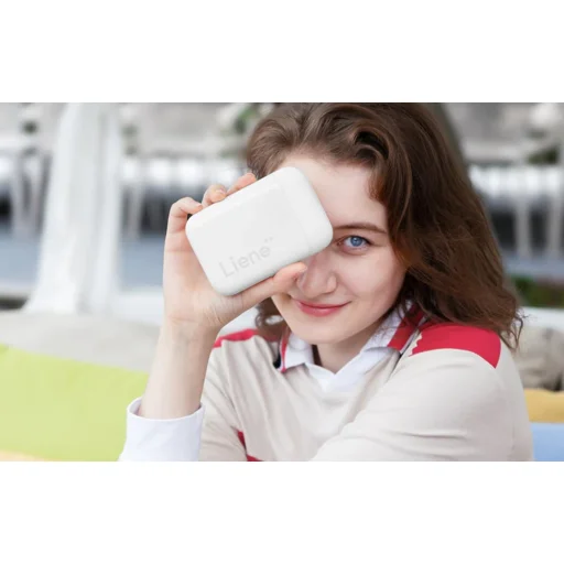 Liene Pearl prenosná fototlačiareň 2x3" (biela) - 6