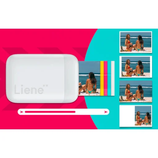 Liene Pearl prenosná fototlačiareň 2x3" (biela) - 7