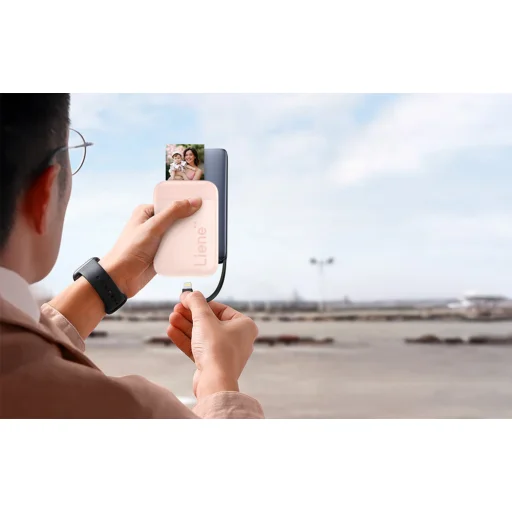 Liene Pearl prenosná fototlačiareň (ružová) - 11