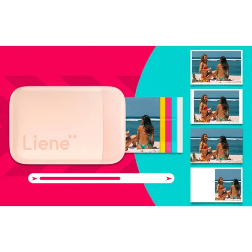 Liene Pearl prenosná fototlačiareň (ružová) - 7