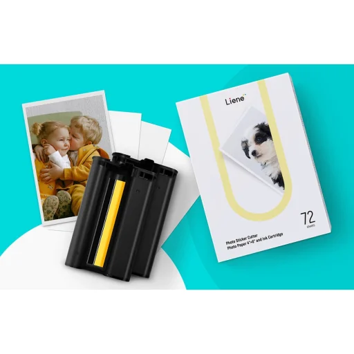Liene 4x6" fotopapier pre fototlačiareň PixCut, 72 kusov - 2