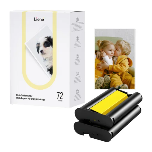 Liene 4x6" fotopapier pre fototlačiareň PixCut, 72 kusov - 1