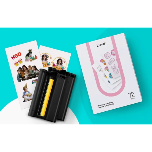 Liene fotopapier 4x7" pre fototlačiareň PixCut, 72 ks - 2