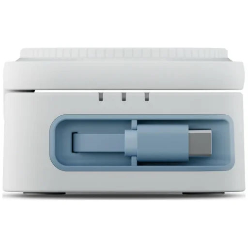 Bezdrôtová nabíjačka Bazic GoMag Station Mini 3-in-1 MagSafe skladacia so zabudovaným USB-C káblom - biela - 5