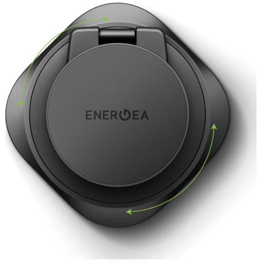 Energea Alumag GYRO 360 otočná Qi2.2 25W skladacia bezdrôtová nabíjačka gunmetal - 3