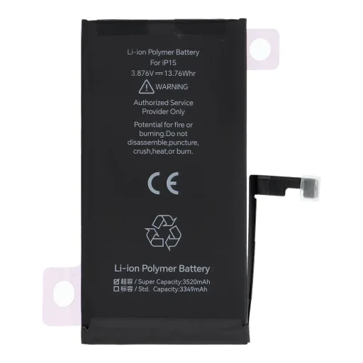 iPhone 15 JCID diagnostikovateľná originálna batéria (vysokokapacitná) - 2