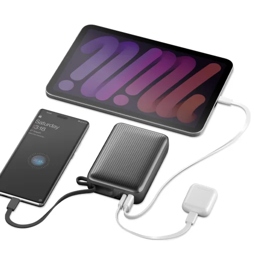Energea PowerBank Integra Ultra 45 3C 20000mAh USB-C PD45W kábel sivá - 2