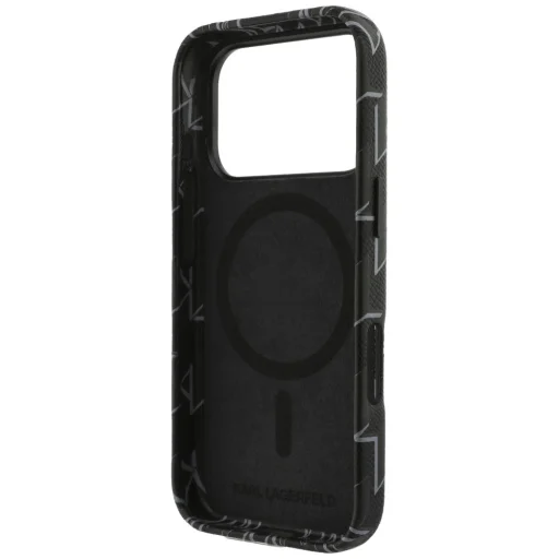 iPhone 17 Pro Karl Lagerfeld Monogram logós fekete tok - 7