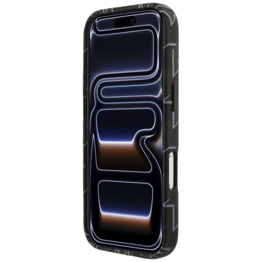 Čierne puzdro iPhone 17 Pro Karl Lagerfeld s monogramom - 5