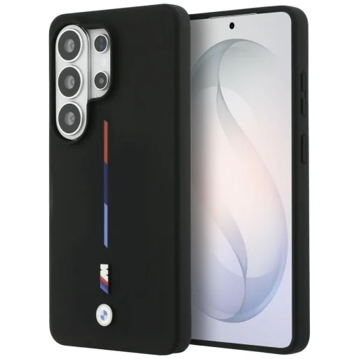 Samsung Galaxy S26 Ultra M silikónové puzdro s trikolórou MagSafe čierne - 1