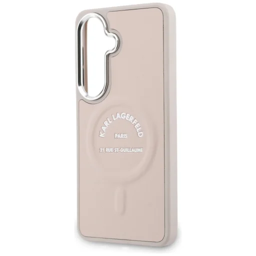 Samsung Galaxy S26 Plus Karl Lagerfeld Embosovaný Ring RSG Logo MagSafe kryt ružový - 6