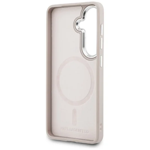 Samsung Galaxy S26 Plus Karl Lagerfeld Embosovaný Ring RSG Logo MagSafe kryt ružový - 7
