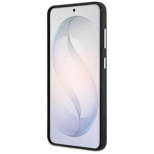 Samsung Galaxy S26 Karl Lagerfeld Grained Signature Metal Resin Logo čierne puzdro - 5