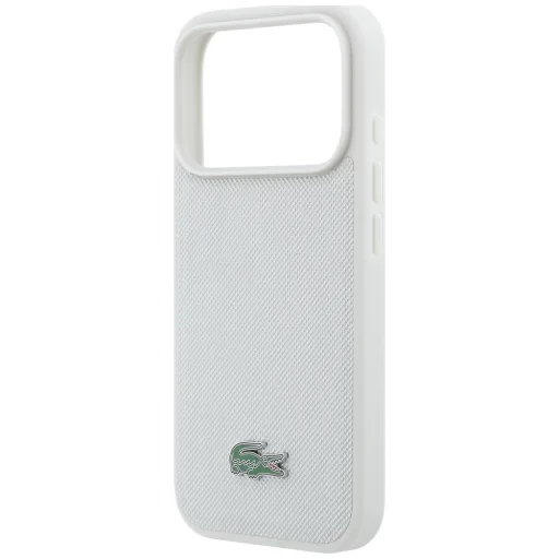 iPhone 17 Pro Lacoste Petit Pique Lacquer Logo MagSafe svetlosivý kryt - 6