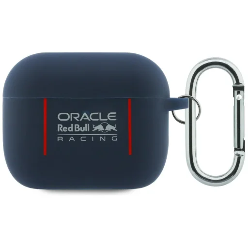 Silikónové puzdro pre AirPods Pro 3 Red Bull Logo a línie tmavomodré - 1