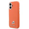 Karl Lagerfeld PU Karl és Choupette Fej Pin MagSafe iPhone 17 tok Narancs tok thumbnail
