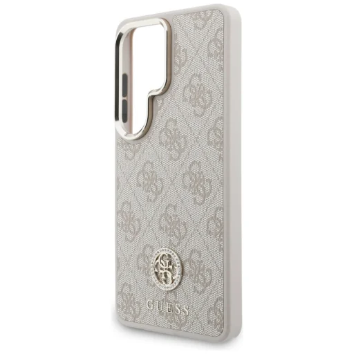 Samsung Galaxy S26 Ultra Guess 4G puzdro s veľkým štrasovým trojuholníkom a remienkom ružové puzdro - 6