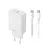 Biela Maxlife MXTC-10-30C PD QC nabíjačka 1x USB-C 30W + USB-C - USB-C kábel 60W thumbnail