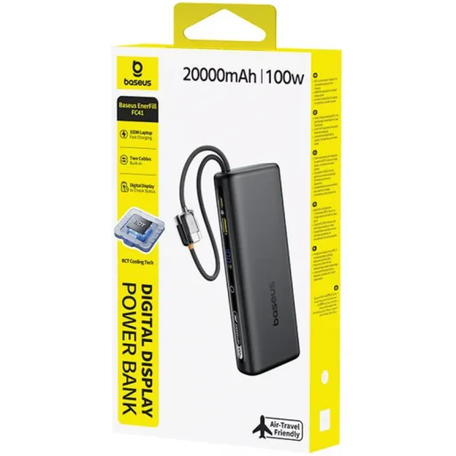 Powerbanka Baseus EnerFill FC41, 20000mAh, 100W, QC + PD, Čierna E0028N03 - 8